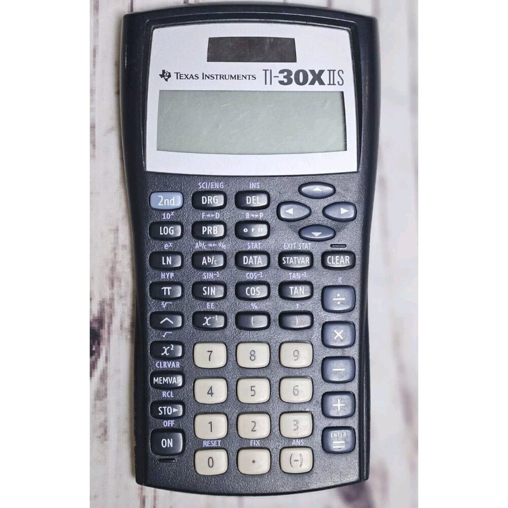 Texas Instruments TI-30X IIS 2-Line Scientific Calculator - Blue